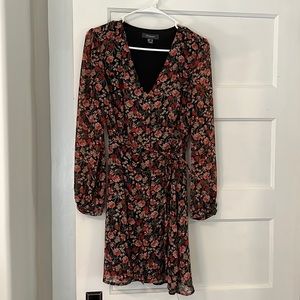 Floral long sleeve dress
